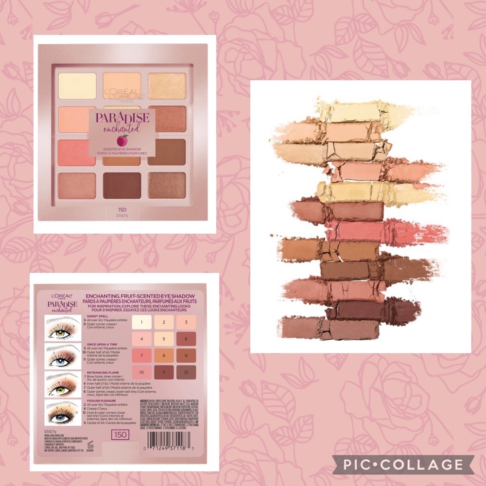 2- Pack  L’OREAL Paradise Enchanted Fruit Scented Eyeshadow 12 Pan Palette 150